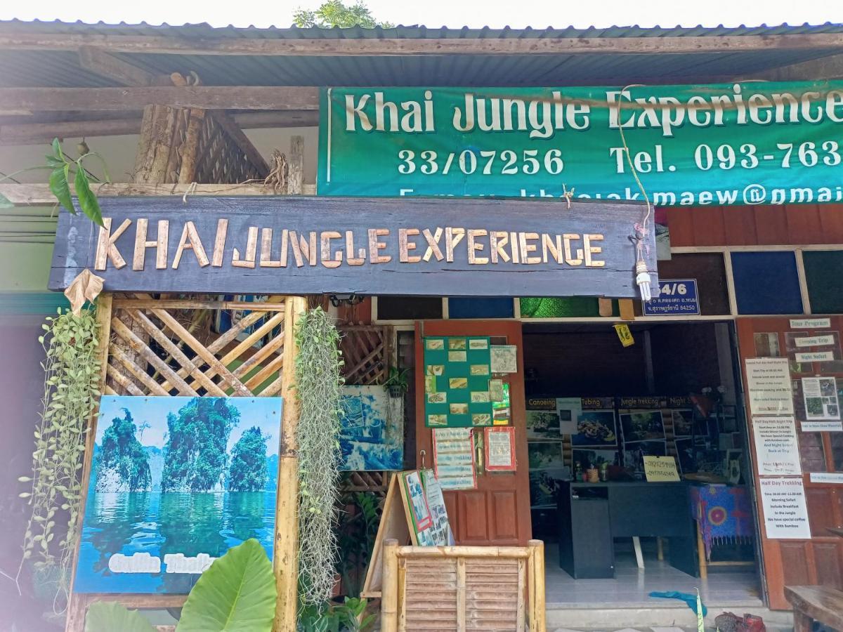 Khai Jungle Experience Camp & Tour Apartment Khao Sok National Park Екстериор снимка